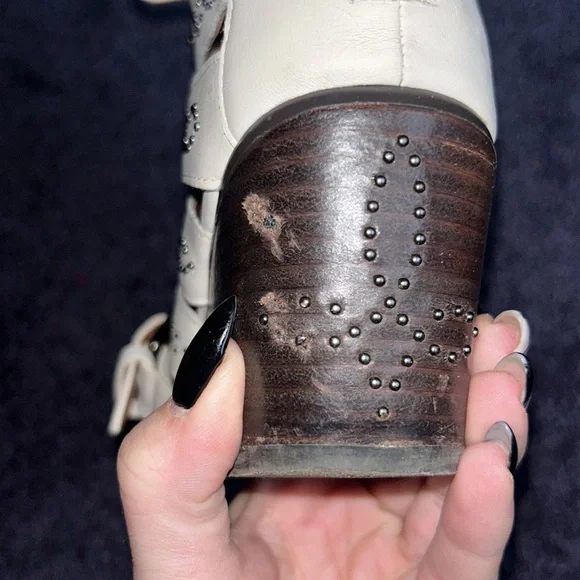 Coach zip up western boots size 6 - Picture 8 of 10